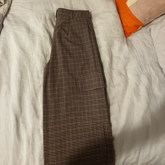 Cargo Checkered Wide-Leg Trousers - Picture 8 of 8